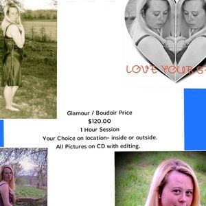 Glamour and boudoir shots